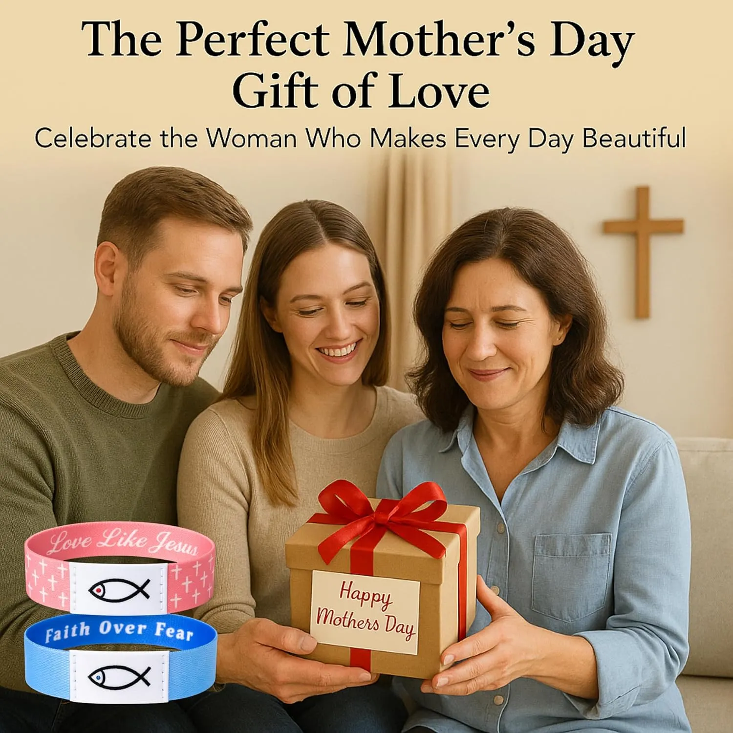 Daily Bible Verse Bracelet  Chritian Gift for Women & Men | Scan to Read 1000  Scriptures | Inspirational Bible Verse Bracelets