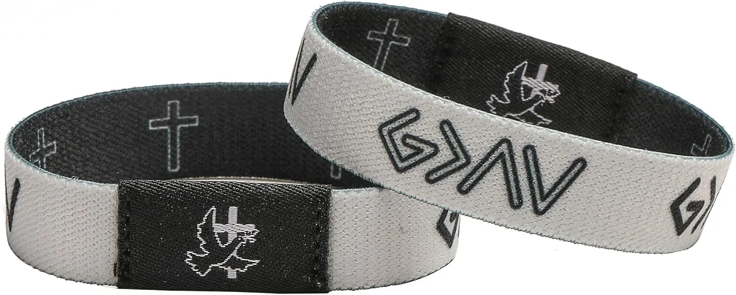 Daily Bible Verse Bracelets with NFC Christian Scripture Bracelet Jesus Faith Wristbands Religious Daily Devotional Inspirational Gifts for Men Women