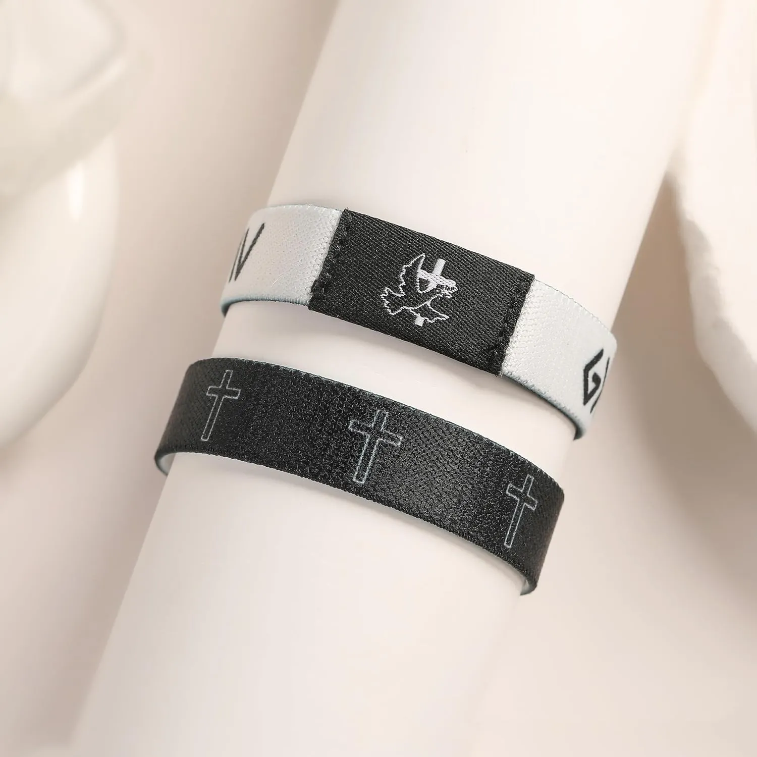 Daily Bible Verse Bracelets with NFC Christian Scripture Bracelet Jesus Faith Wristbands Religious Daily Devotional Inspirational Gifts for Men Women