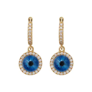 Deep Blue Eye Earrings XS