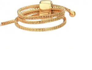 eartif Stackable Rings For Women Ring Adjustable Couple Rings Snake Chain Jewelry for Women