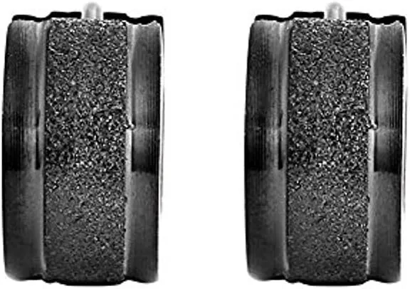 Edforce Stainless Steel Brushed Center Polished Edge Small Huggie Hoop Earrings