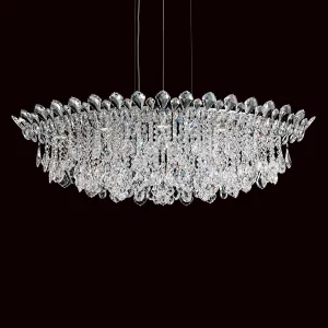 Eight Light Pendant from the Trilliane Strands Collection by Schonbek