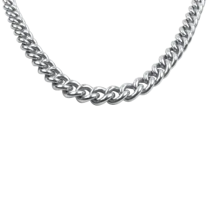 Estate Waldemar Style Sterling Silver Watch Chain 15.5"