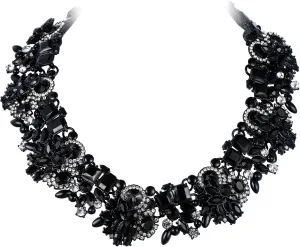 EVER FAITH Vintage Style Art Deco Statement Necklace Austrian Crystal Gold-Tone