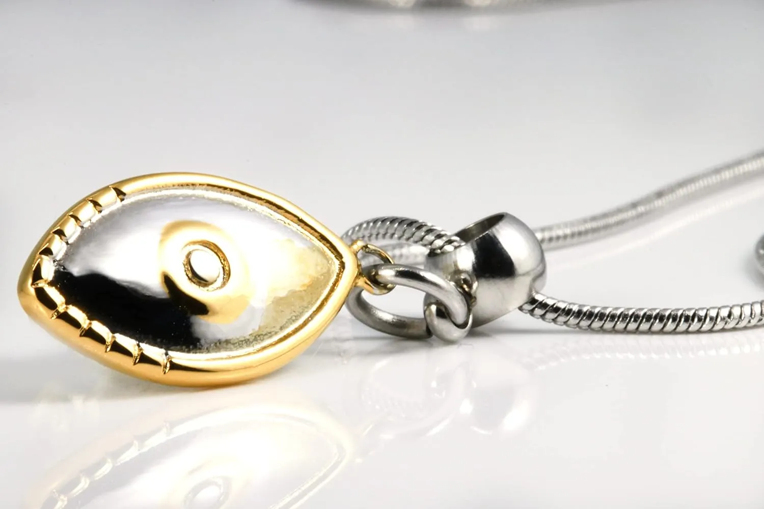 Evil Eye Jewelry | Evil Eye 100% Stainless Steel Gold and Silver Colored with Evil Eye Charms on an Evil Eye Pendant Great Protection Necklace or Protection from Evil Trendy Jewelry for Women