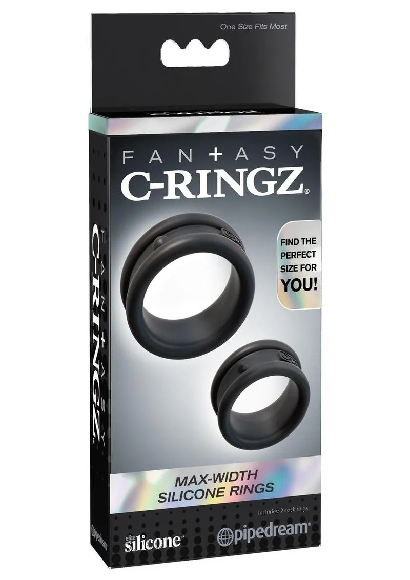 Fantasy C-Ringz Max-Width Silicone Cock Rings