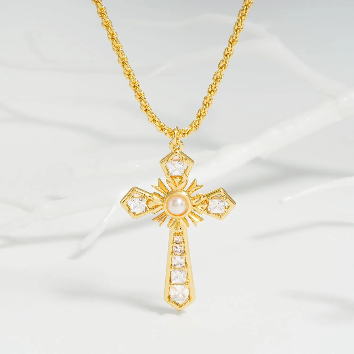 Fettero 14K Gold Plated Dainty Necklaces for Women | Bird, Wing, Cross, Anchor, Love Heart, Moon Pendant Charm Necklace Jewelry for Dainty Everyday Wear