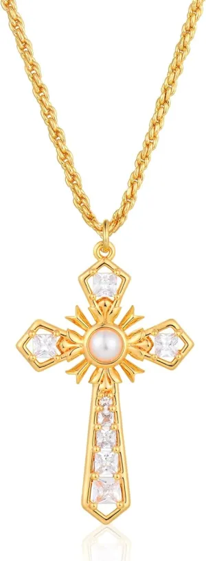 Fettero 14K Gold Plated Dainty Necklaces for Women | Bird, Wing, Cross, Anchor, Love Heart, Moon Pendant Charm Necklace Jewelry for Dainty Everyday Wear
