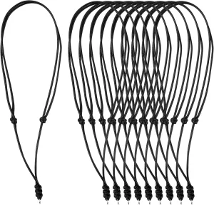 Framendino, Adjustable Necklace Cord for Pendants Necklace Adjustable Rope With Metal Ring for Women Men