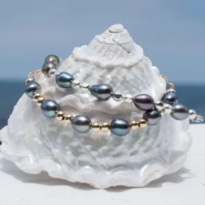 Fresh Water Peacock Pearl Bracelet