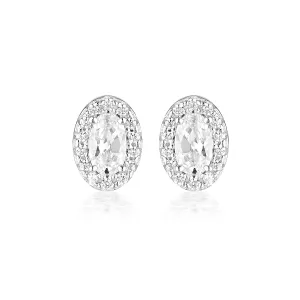GEORGINI AURORA GLOW EARRINGS SILVER
