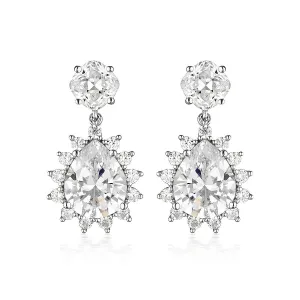 GEORGINI LUXE VELLUTO EARRINGS SILVER
