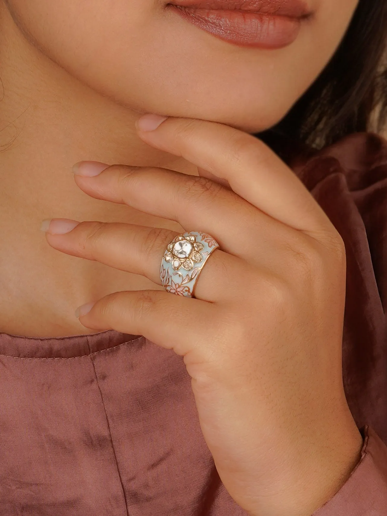 Gold Plated Contemporary Ring - CC-RNG1