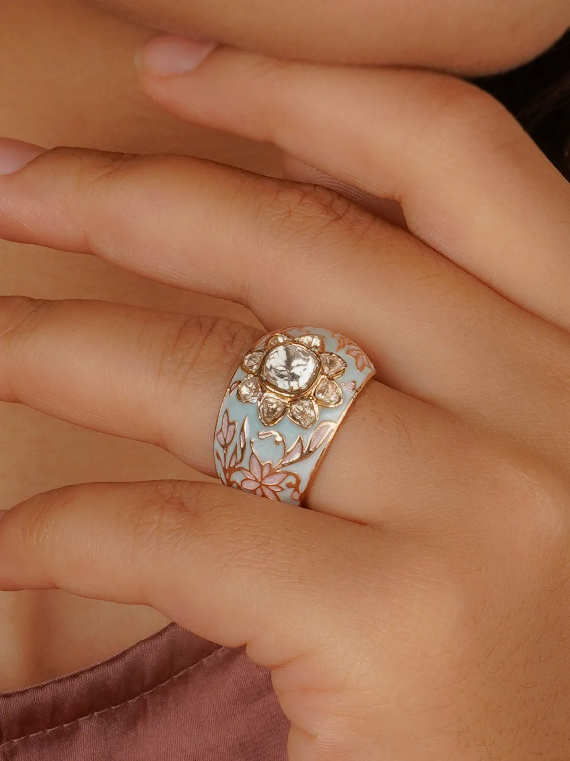 Gold Plated Contemporary Ring - CC-RNG1
