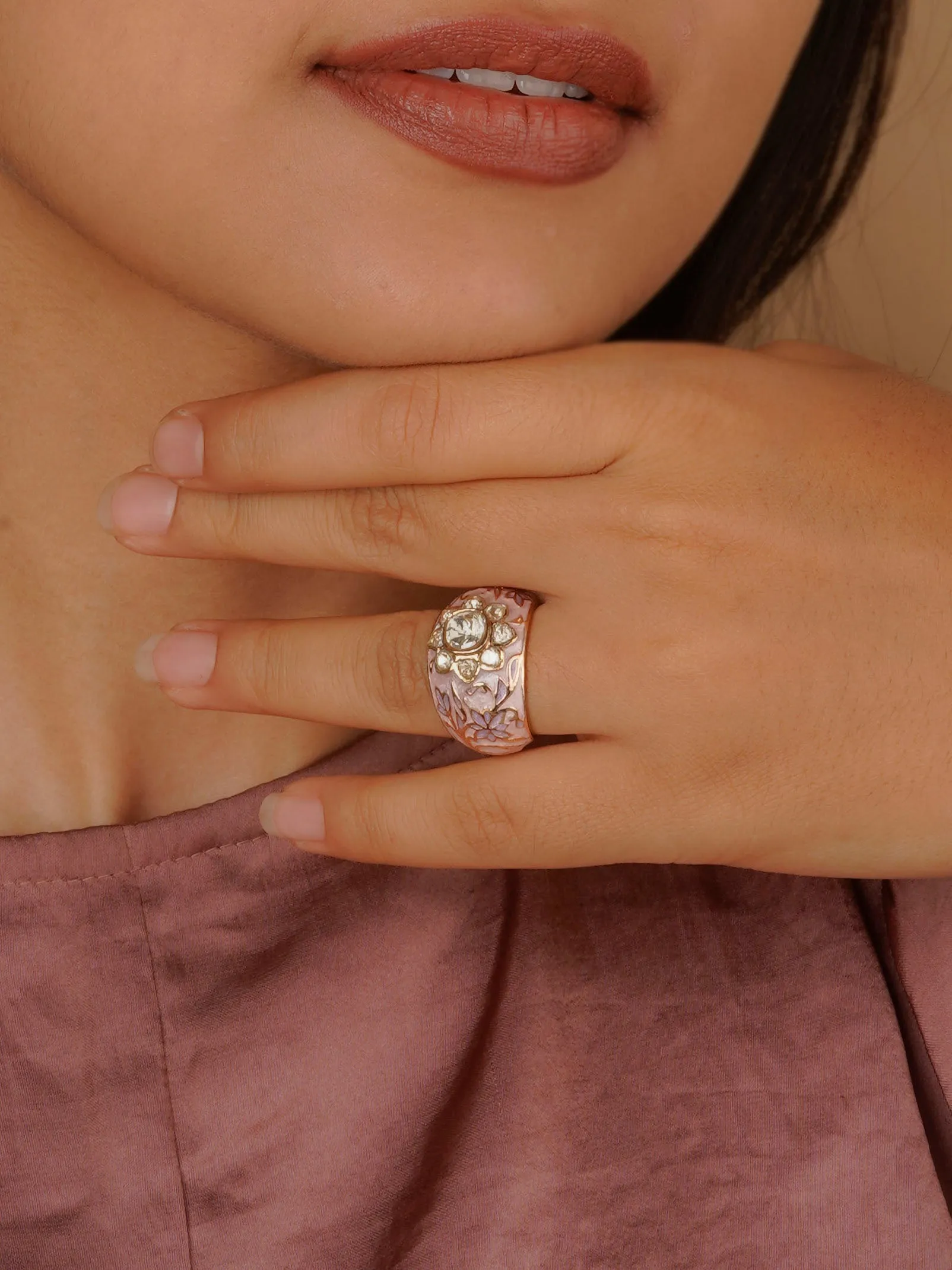 Gold Plated Contemporary Ring - CC-RNG1