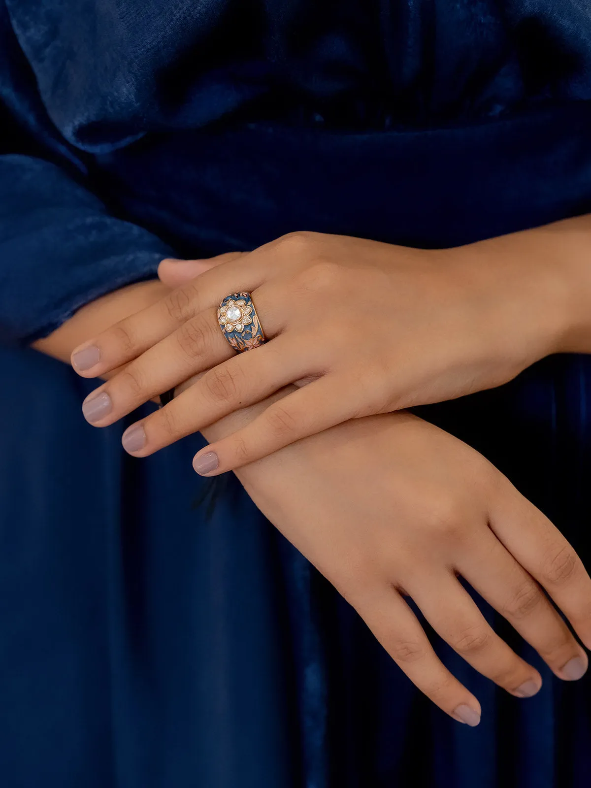 Gold Plated Contemporary Ring - CC-RNG1