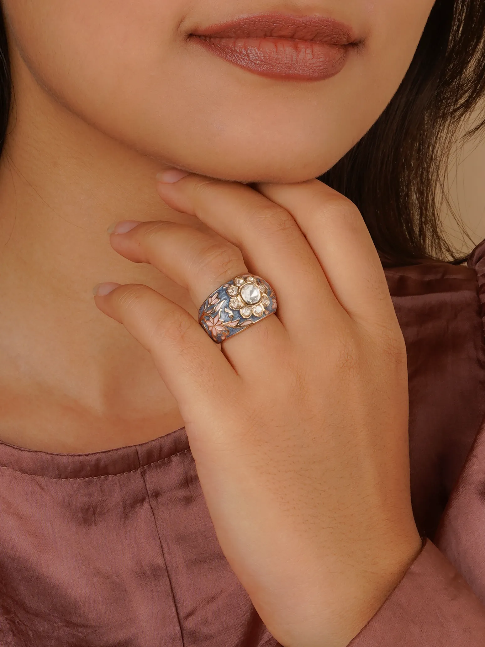 Gold Plated Contemporary Ring - CC-RNG1