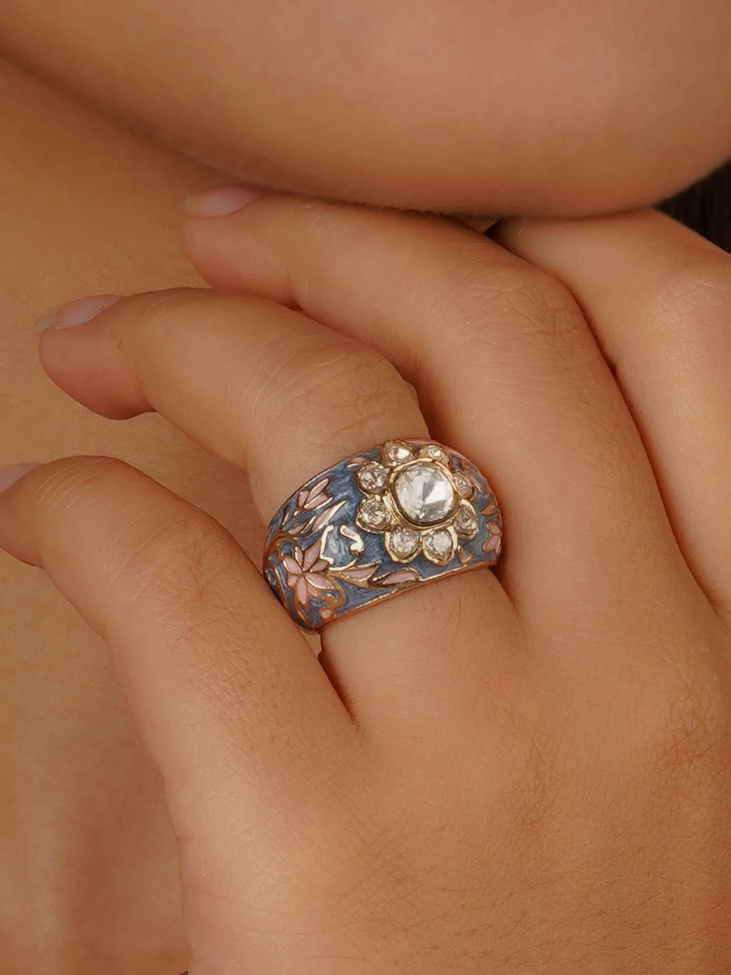Gold Plated Contemporary Ring - CC-RNG1
