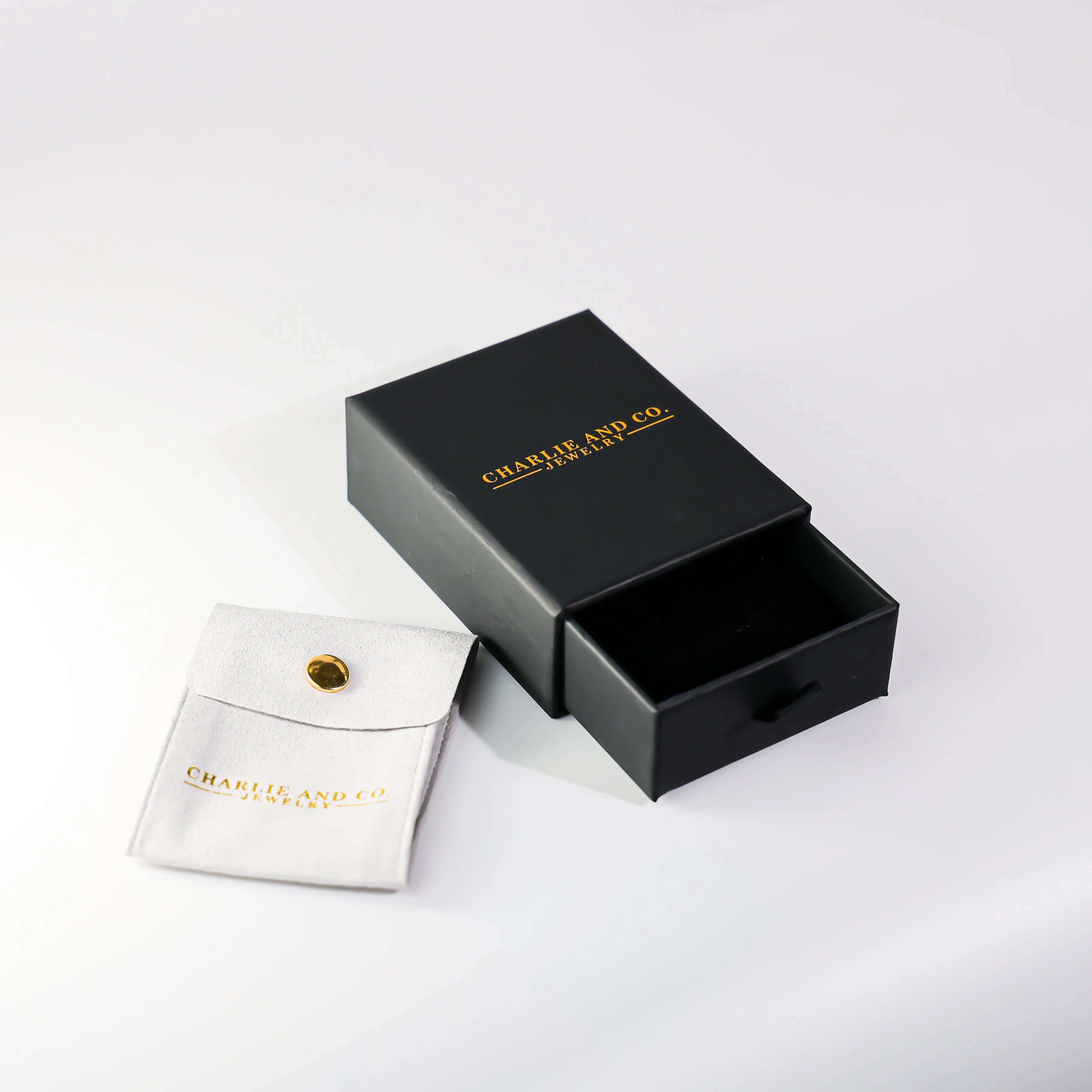 Gold Polished Gecko Post Earrings - Model TM738
