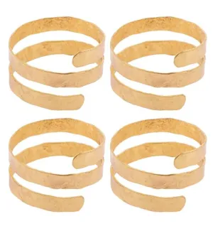 Gold Spiral Napkin Ring