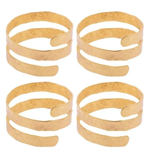 Gold Spiral Napkin Ring