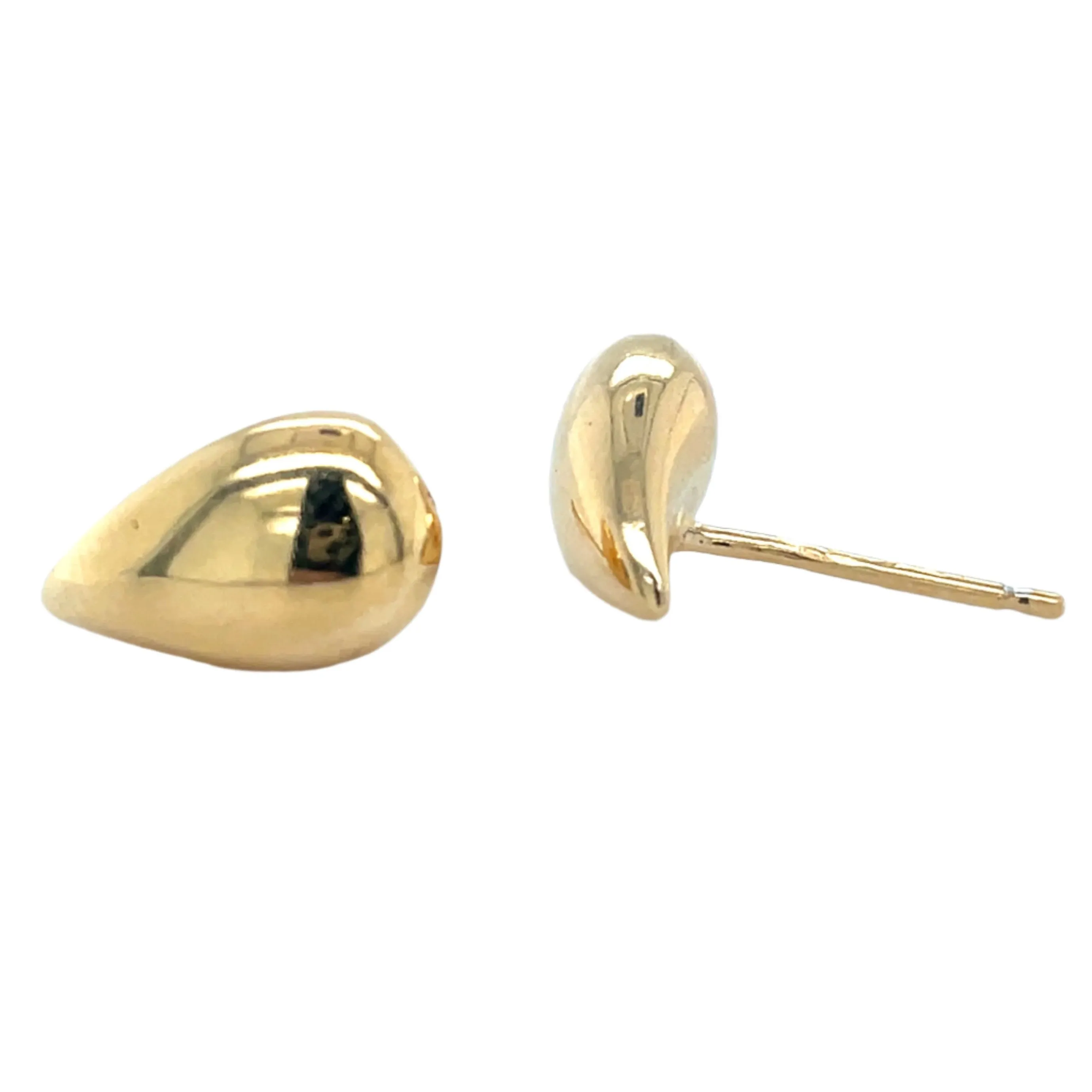 Golden Small Teardrop Earrings