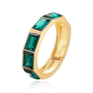 Green and Gold Bracelets for Woman Trendy Green Cuff Bracelet Acrylic Bangle Bracelets Green and Gold Jewelry Birthday Christmas Jewelry Gifts for Women