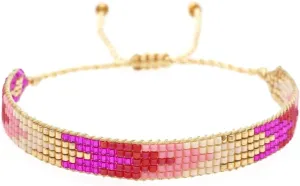 Handmade Boho Beaded Friendship Strand Wrap Bracelets for Women Charm Adjustable Couples String Rope Braided Bohemia Colorful Seed Beads Bracelet Fashion Jewelry Gift