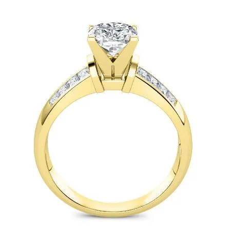 Heather - Cushion Moissanite Engagement Ring