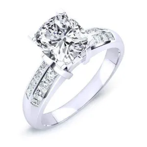 Heather - Cushion Moissanite Engagement Ring