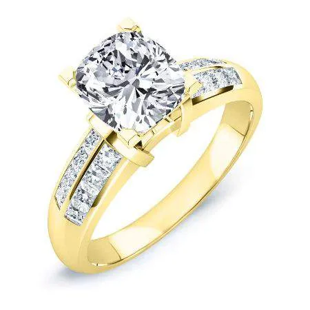 Heather - Cushion Moissanite Engagement Ring