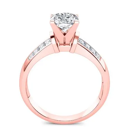 Heather - Cushion Moissanite Engagement Ring