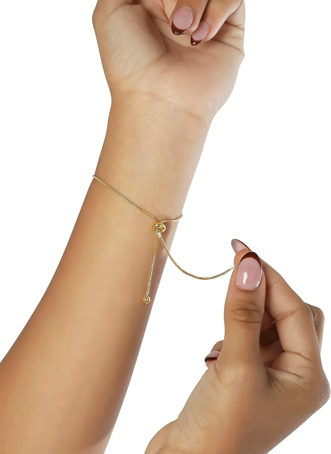 Hello Kitty Gold Lariat Bracelets for Women  Officially Licensed Sanrio Jewelry with CZ, Pearls & Pendant Styles