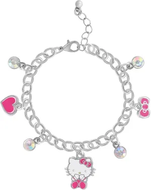 Hello Kitty Sanrio and Friends Charm Bracelets - Gold Flash-Plated Official Jewelry