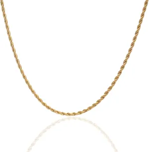 Hey Harper Gold Necklace For Women Trendy Necklace - 14K Golden PVD Coating Waterproof & Sweatproof Non Tarnish Jewelry Chain Necklaces