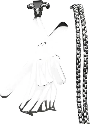 Hip Hop Catholic Jesus Cross Pendant Necklace For Women Men Stainless Steel Gold Silver Color Crucifix Chain Necklaces Jewelry