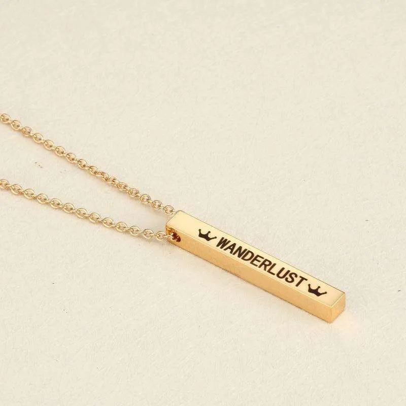 Inspirational  Pendant Necklace