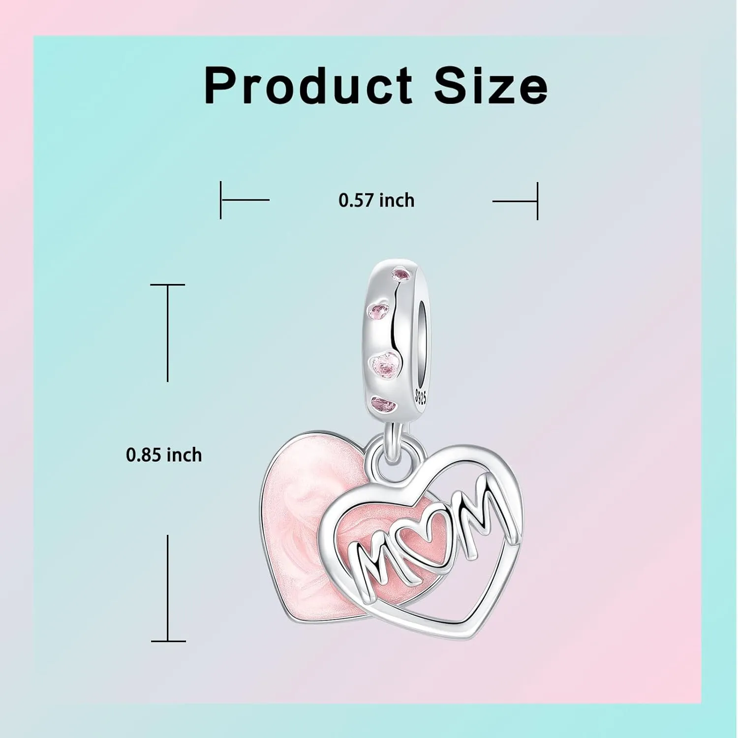 Jewelry Family Charms for Women 925 Sterling Silver Fits Bracelets Necklace Valentine's Day Mother's Day Jewelry Gift for Women