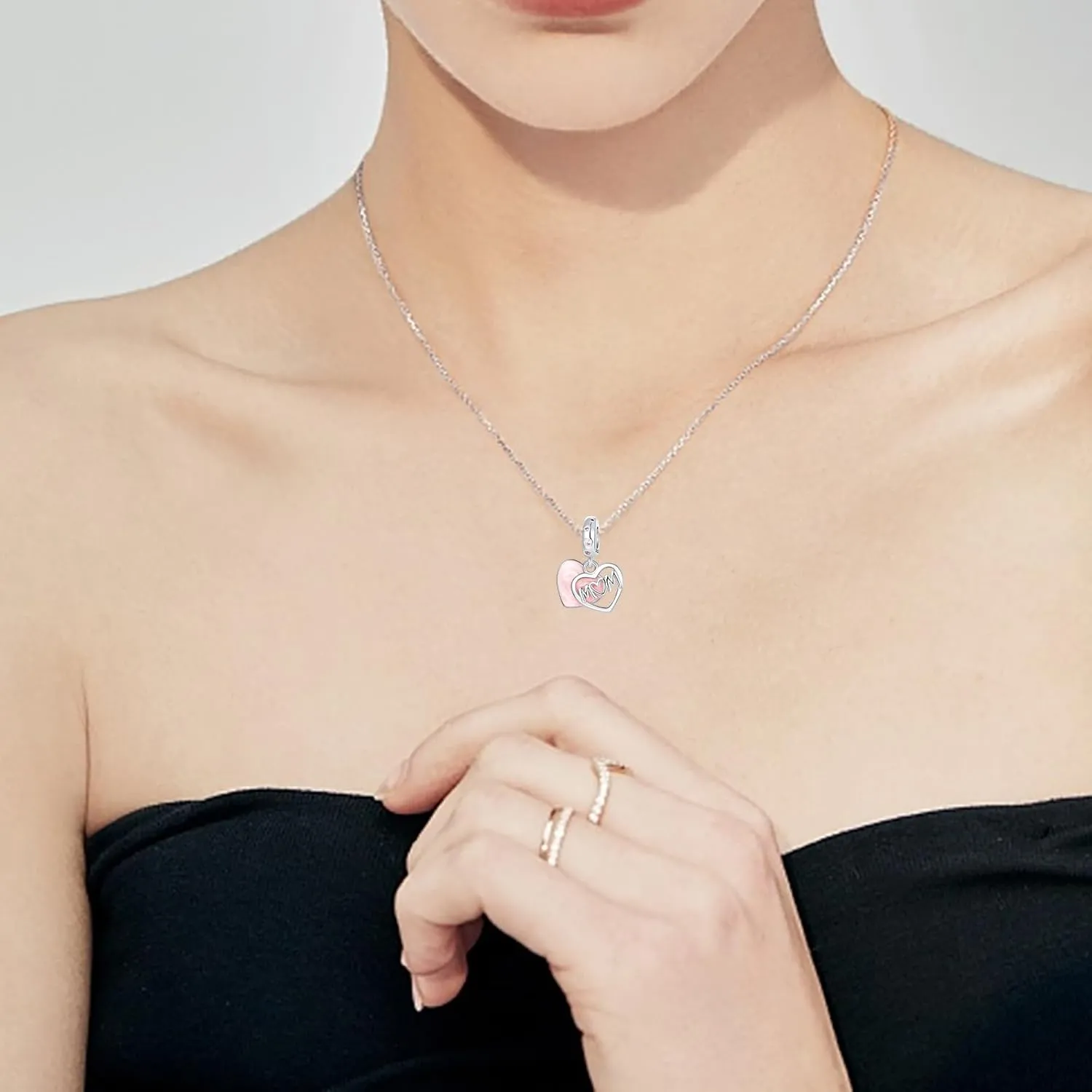 Jewelry Family Charms for Women 925 Sterling Silver Fits Bracelets Necklace Valentine's Day Mother's Day Jewelry Gift for Women