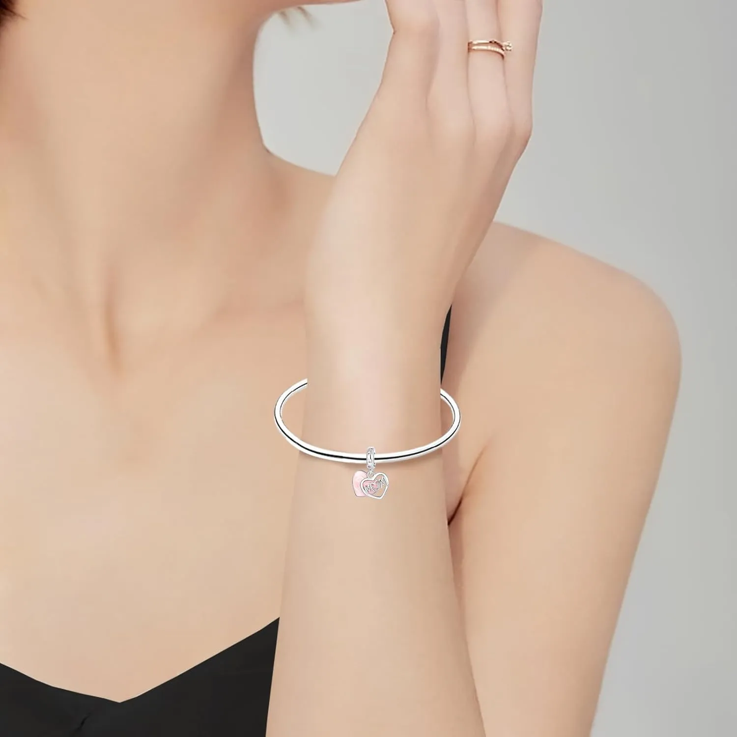 Jewelry Family Charms for Women 925 Sterling Silver Fits Bracelets Necklace Valentine's Day Mother's Day Jewelry Gift for Women
