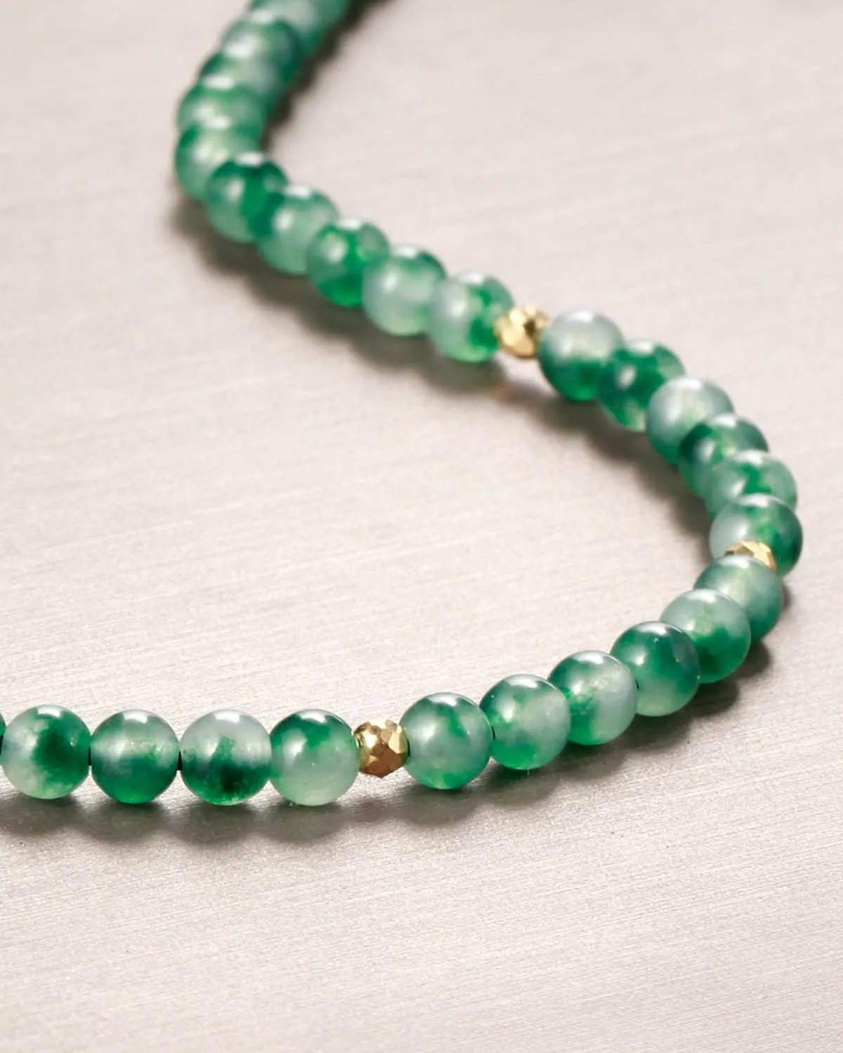 Jewever Gemstone Foot Anklet Bracelet for Women Beaded Stone Healing Energy Crystal Beach Foot Jewelry Adjustable(8.5-10 Inches)