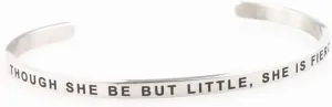 Jude Jewelers 4mm Width Stackable Stainless Steel Inspiration Encouragement Graduation Mantra Cuff Bangle Bracelet