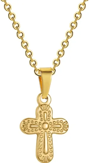 Jude Jewelers Stainless Steel Chrisitan Cross Religious Wedding Statement Party Holiday Necklace