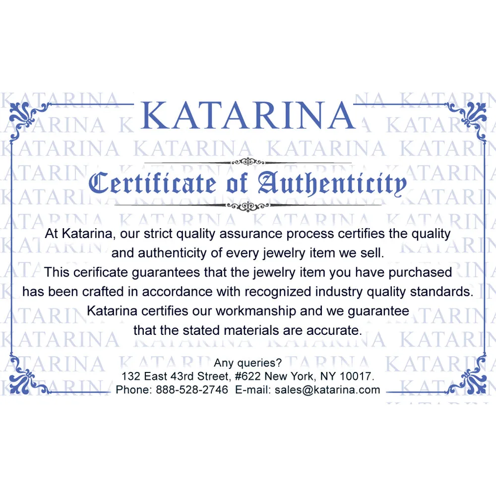 KATARINA 1/2 cttw Prong Set Cluster Diamond Men's Ring