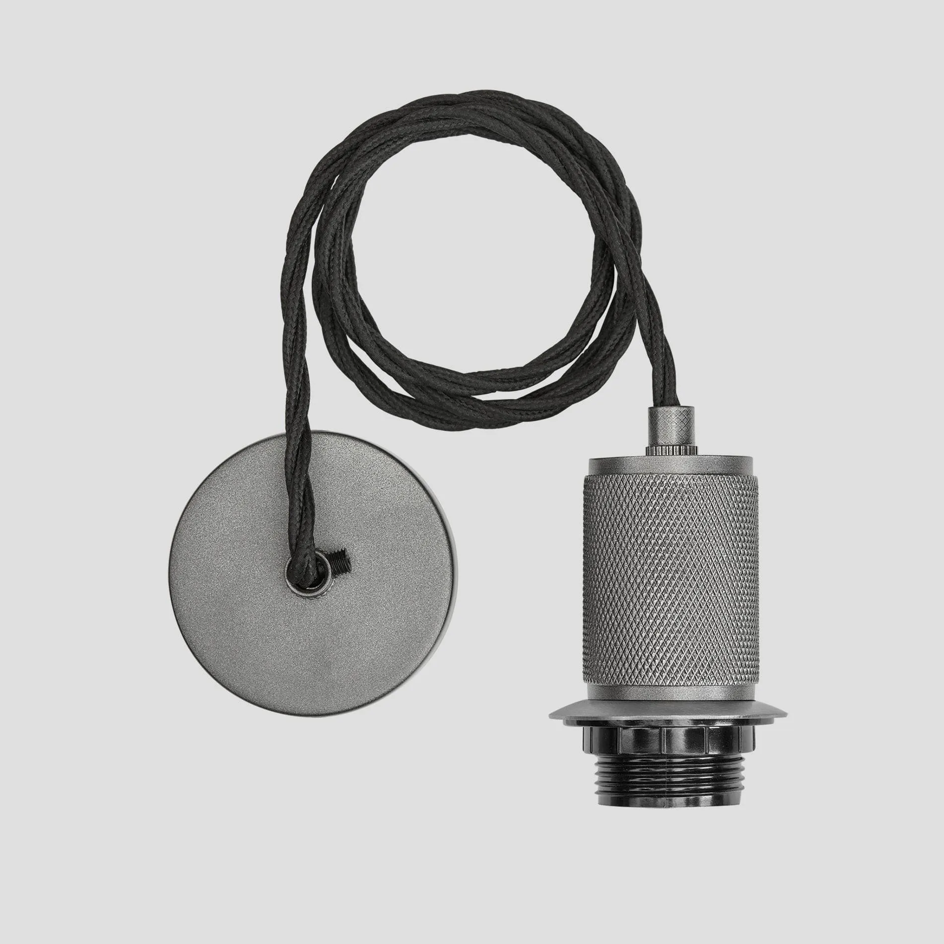 Knurled Opal Glass Dome Pendant Light - 8 Inch