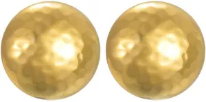 Kokoma Half Ball Stud Earrings for Women Stainless Steel Chunky Round Statement Earrings Hypoallergenic Ear Jewelry