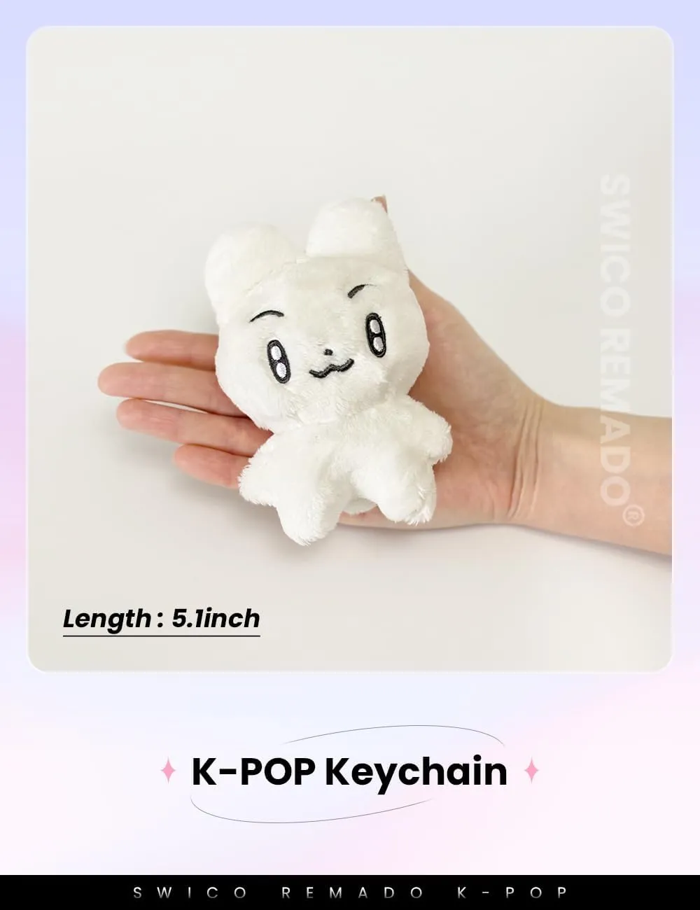 Kpop Keychains Cute Cartoon Keyring Car Key Pendant Women Handbag Purse Wallet Pendants