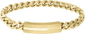 Lacoste Adventurer Chain Bracelet for Men - Stainless Steel Jewelry - Timeless Iconic Collection, Fashion Accessory - Gift for Him