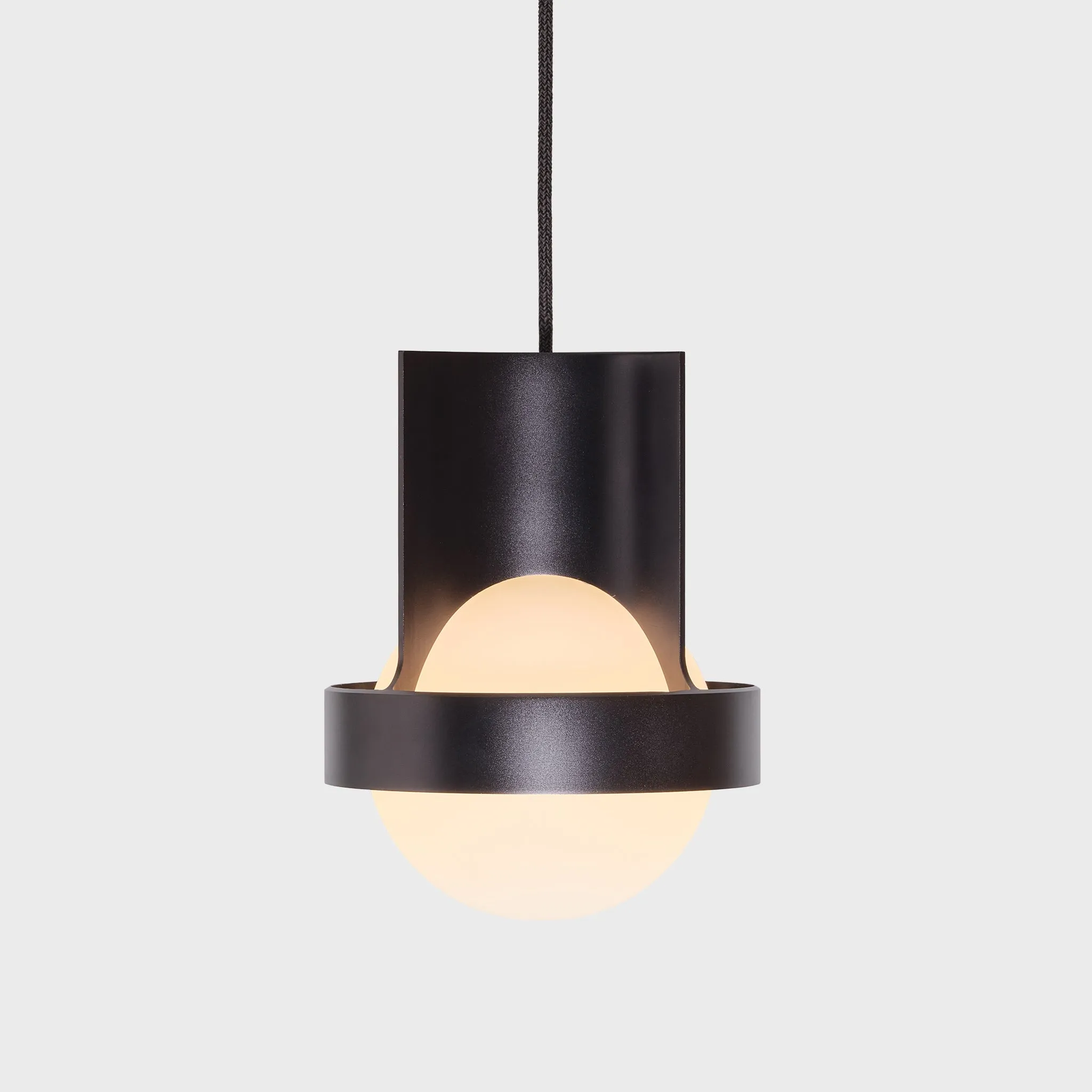 Loop Single Pendant in Dark Grey   Sphere IV